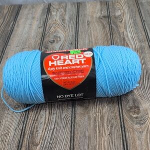 Red Heart Light Blue 4-Ply Yarn